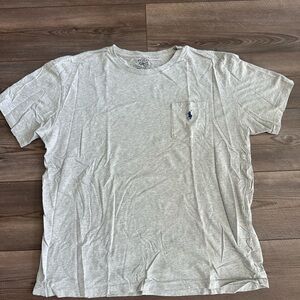 Polo by Ralph Lauren Vintage Pocket Logo Shirt Gray/Navy